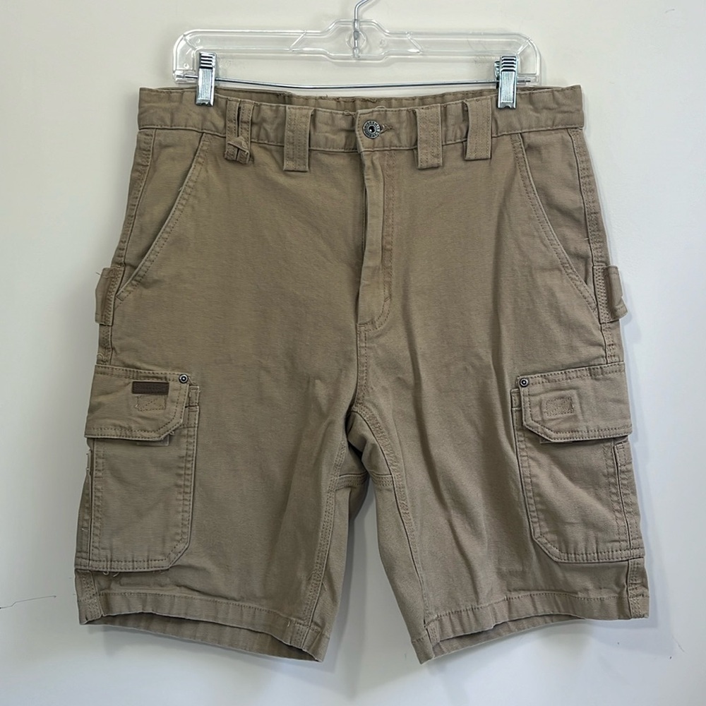 Smiths Workwear Men’s Khaki Cargo Shorts Size 36